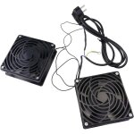 Rackmatic - ventilateurs de plafond pour rack 19' de 2 x 120mm 220vac