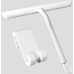 Raclette douche, raclette de douche nettoyage sans traces pour porte en verre, raclette salle de bain ...