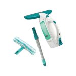 Raclette - lave vitre electrique - nettoyeur aspirateur a vitres avec manche et mouilleur leifheit dry ...