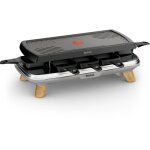Raclette tefal tefal gourmet 3en1 1350w gris re610d12