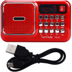 Radio am fm portable avec lecteur mp3, compact et sur piles pour maison et bureau