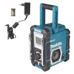 Radio de chantier 10. 8 � 18 v li - ion makita sans batterie, ni chargeur - adaptateur secteur - dmr108n ...