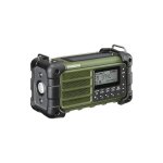 Radio d'extrieur sangean mmr - 99 dab + , dab, fm radio d'urgence, bluetooth panneau solaire, protg ...