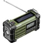 Radio d'extrieur sangean mmr - 99 fm, am radio d'urgence, bluetooth panneau solaire, protg contre ...