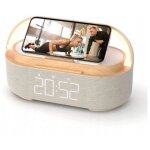 Radio fm r�veil matin digital avec chargement sans fil, multifonctionnel avec port de chargement usb, ...