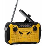 Radio d'urgence am / fm noaa r�cepteur radio solaire � manivelle 5 voies avec lampe de poche led et chargeur ...
