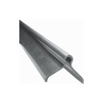 Rail pour portail coulissant  sceller au sol - gorge ronde de 16mm - longueur de 3000mm, largeur de ...