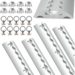 Rail d'arrimage, set de rail, aluminium, arrimage du chargement, 4�1m