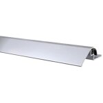 Rail de but�e de porte akw 2 � visser alu argent. br50xh15xl1000