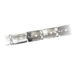 Rail courbe m�tallique 50 type u pour cloison ? longueur 20 m - semin