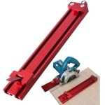 Rail de guidage pour scie circulaire guide de pr�cision pour coupe du bois outil de positionnement pour ...