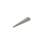 Bezault sas - rail du haut 1150 argent vachette pour vitrine coulissante - 5 mètres - 343011 Bezault sas - rail du haut 1150 argent vachette pour vitrine coulissante - 5 mètres - 343011