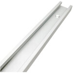Rail � onglet en t pour scie � table, d�fonceuse et outils de travail du bois argent 400 mm 30 x 12. ...