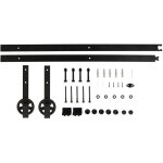 Skecten - rail porte coulissante amélioré, 6ft 183cm kit porte coulissante suspendue - roulette porte ... Skecten - rail porte coulissante amélioré, 6ft 183cm kit porte coulissante suspendue - roulette porte ...