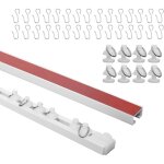 Rails � rideaux, tringle � rideau adh�sive, 3 meter rail de rideau sans per�age, peut �tre utilis� sur ...
