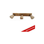 Rail spot lauretta 3x40w culot g9 - couleur htre - 30124stk - eglo