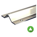 Rail  visser 1, 95 m pour galet  gorge triangulaire - portail coulissant 1 500 kg max