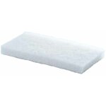 Rechange feutre blanc peu abrasif dimension 25 x 25 x h11