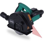 Vonroc - rainureuse bton et pierre  laser 1700w - 2 disques diamants 150mm - raccord aspirateur, sac ...