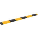 Ralentisseur jaune et noir 323x32, 5x4 cm caoutchouc vidaxl