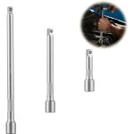 Rallonge cliquet 3 / 8, rallonge 3 / 8 75 mm, 150 mm, 200cm, acier au chrome vanadium
