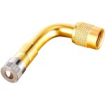 Rallonges de valve, valve coud�e moto adaptateur d'extension de valve de pneu coud� � 90 degr�s en laiton ...