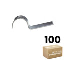 Ram - bo�te de 100 attaches m�talliques � clouer pour tube, c�bles ou bande perfor�e �20
