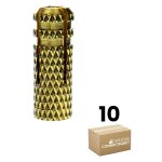 Ram - sachet de 10 chevilles laiton 12 mm type m10 tout type de fixation - longueur 32 mm