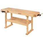 Ramia - etabli de bois (hêtre stratifié haute qualité) longueur 170 cm - advanced 1700 Ramia - etabli de bois (hêtre stratifié haute qualité) longueur 170 cm - advanced 1700