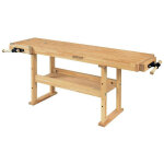 Ramia - etabli de bois (hêtre stratifié haute qualité) longueur 200 cm - advanced 2000 Ramia - etabli de bois (hêtre stratifié haute qualité) longueur 200 cm - advanced 2000