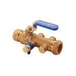 Raminex tbe ea disconnecteur avec vanne � bille et vanne de vidange 22mm, raccord � compression