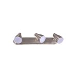 Rampe 3 spots, classique, plastique chrome