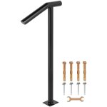 Rampe deescalier 2 etapes, main courante pour escalier exterieur, hauteur 96 cm, barre deescalier en ...