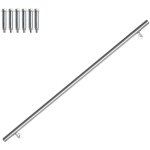 Randaco - einfeben main courante inox rampe d'escalier rond int�rieur & ext�rieur � 42 mm support mural ...