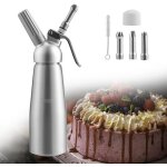 Randaco - tolletour distributeur de crème whipper siphon à chantilly professionnel aluminium 500ml en ... Randaco - tolletour distributeur de crème whipper siphon à chantilly professionnel aluminium 500ml en ...