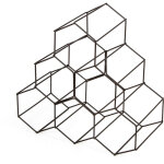 Range bouteilles en m�tal hexa