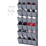Range - chaussures � suspendre sur la porte 24 poches, stockage de chaussures, pliable collection de ...