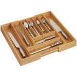 Range - couvert, bambou, extensible, organiseur de tiroir, 7 à 9 compartiments, hlp 5x49, 5x44, 5 cm, ... Range - couvert, bambou, extensible, organiseur de tiroir, 7 à 9 compartiments, hlp 5x49, 5x44, 5 cm, ...