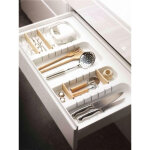 Range ustensiles evolution - pour caisson de largeur : 400 mm - mat�riau : plastique - nombre de s�parations ...