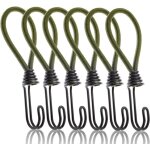 Starlight - lot de 6 tendeurs lastiques avec crochets, corde lastique avec crochets en mtal pour attacher ...