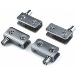 Rapanda - charni�re pour meublecharni�res de porte en verre charni�re � pivot � 90 �, verre sans perforation, ...