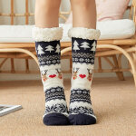 Rapanda - chaussettes de couchage � isolation thermique en forme de c?ur en polaire bross�e mains et ...