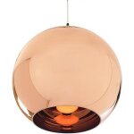 Cuivre miroir lustre boule en verre c�ble r�glable luminaire suspension en globe chrome abat - jour d'�clairag ...