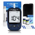 Rapanda - kit de lecteur de glyc�mie (mg / dl), kit de lecteur de glyc�mie avec 50 bandelettes de test ...
