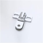 Rapanda - support de charni�re pour porte de salle de bain en verre, porte tournante, vitrine en verre ...