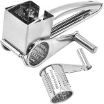 R�pe � fromage rotative en acier inoxydable, moulin � r�pe fromage � main professionnel, petit m�nager ...