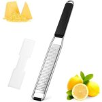 R�pe fromage, zesteur pour agrumes parmesan gingembre chocolat, r�pe alimentaire en acier inoxydable, ...