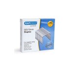 Rapesco 1238 bote de 1000 agrafes en acier galvanis argent