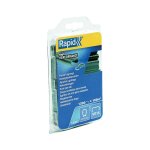 Agrafes grillage - vr16 platifi�e vert, pour la fixation de cl�ture agricole, basse - cours, parcs � ...