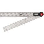 Rapporteur d'angle num�rique stier sdw - 300 affichage �0, 3 degr� acier inoxydable 300 mm